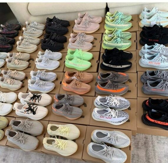 Yeezy sneakers pallets